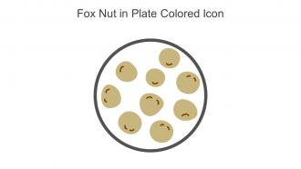 Fox Nut In Plate Colored Icon In Powerpoint Pptx Png And Editable Eps Format