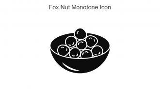 Fox Nut Monotone Icon In Powerpoint Pptx Png And Editable Eps Format