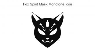 Fox Spirit Mask Monotone Icon In Powerpoint Pptx Png And Editable Eps Format