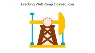 Fracking Well Pump Colored Icon In Powerpoint Pptx Png And Editable Eps Format