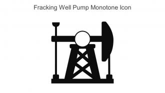 Fracking Well Pump Monotone Icon In Powerpoint Pptx Png And Editable Eps Format