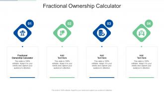 Fractional Ownership Calculator In Powerpoint And Google Slides Cpb