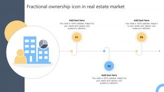 Fractional Ownership Icon In Real Estate Market