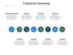 Fractional ownership ppt powerpoint presentation model slide download cpb