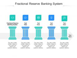 Fractional reserve banking system ppt powerpoint presentation outline smartart cpb