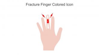 Fracture Finger Colored Icon In Powerpoint Pptx Png And Editable Eps Format