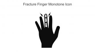Fracture Finger Monotone Icon In Powerpoint Pptx Png And Editable Eps Format