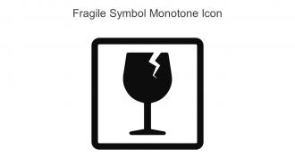 Fragile Symbol Monotone Icon In Powerpoint Pptx Png And Editable Eps Format