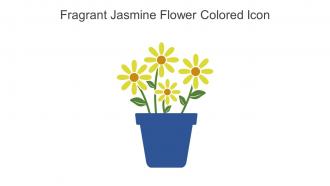 Fragrant Jasmine Flower Colored Icon In Powerpoint Pptx Png And Editable Eps Format
