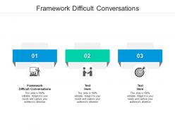 Framework difficult conversations ppt powerpoint presentation icon microsoft cpb