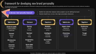 Framework For Developing New Brand Strategy For Increasing Company Presence MKT SS V