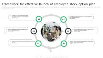 Framework For Effective Launch Of Employee Stock Option Plan