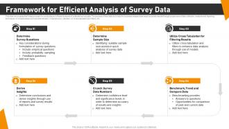 Framework For Efficient Analysis Of Survey Data