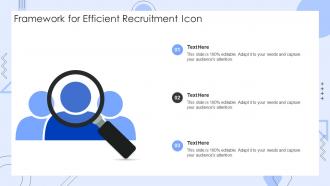 Framework For Efficient Recruitment Icon