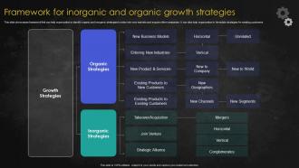 Framework For Inorganic And Organic Growth Strategies