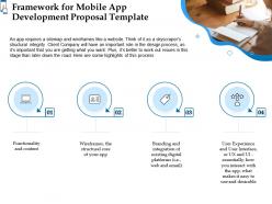 Framework For Mobile App Development Proposal Template Ppt Powerpoint Summary