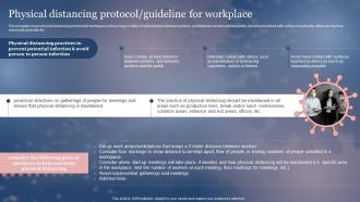 Framework For Post Pandemic Business Planning Physical Distancing Protocol Guideline For Workplace
