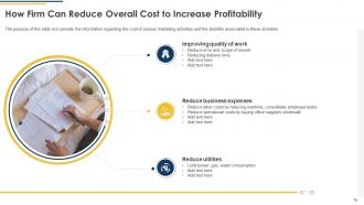 Framework For Profitability Powerpoint Presentation Slides