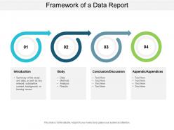 Framework of a data report