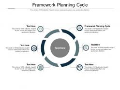 Framework planning cycle ppt powerpoint presentation infographic template brochure cpb