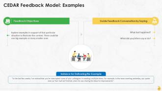 Frameworks To Give Effective Feedback Training Ppt Impactful Slides