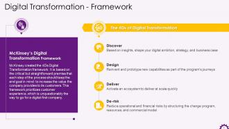 Frameworks Tools and Technologies for Digital Transformation Training ppt