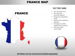 France country powerpoint maps