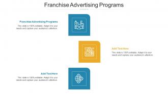 Franchise Advertising Programs Ppt Powerpoint Presentation Inspiration Icons Cpb