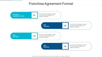 Franchise Agreement Format In Powerpoint And Google Slides Cpb