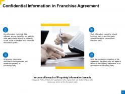 Franchise agreement proposal powerpoint presentation slides