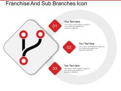 Franchise and sub branches icon