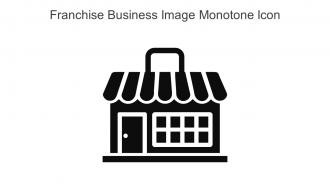 Franchise Business Image Monotone Icon In Powerpoint Pptx Png And Editable Eps Format