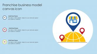 Franchise Business Model Canvas Icon