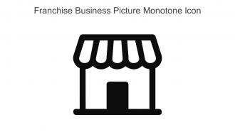 Franchise Business Picture Monotone Icon In Powerpoint Pptx Png And Editable Eps Format