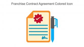 Franchise Contract Agreement Colored Icon In Powerpoint Pptx Png And Editable Eps Format