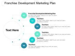 Franchise development marketing plan ppt powerpoint presentation summary gallery cpb