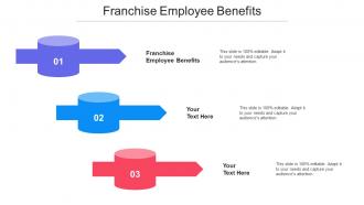 Franchise Employee Benefits Ppt Powerpoint Presentation Professional Design Templates Cpb