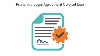 Franchise Legal Agreement Colored Icon In Powerpoint Pptx Png And Editable Eps Format