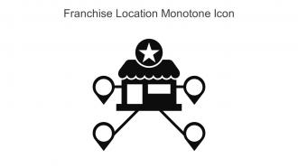Franchise Location Monotone Icon In Powerpoint Pptx Png And Editable Eps Format