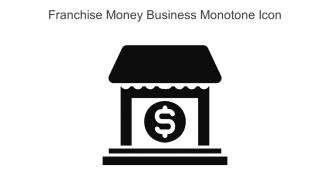 Franchise Money Business Monotone Icon In Powerpoint Pptx Png And Editable Eps Format