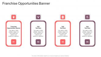 Franchise Opportunities Banner In Powerpoint And Google Slides Cpb