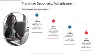 Franchise Opportunity Advertisement In Powerpoint And Google Slides Cpb