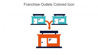 Franchise Outlets Colored Icon In Powerpoint Pptx Png And Editable Eps Format
