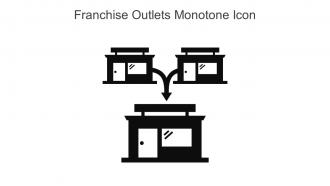Franchise Outlets Monotone Icon In Powerpoint Pptx Png And Editable Eps Format