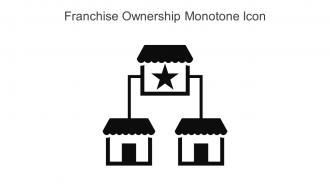Franchise Ownership Monotone Icon In Powerpoint Pptx Png And Editable Eps Format