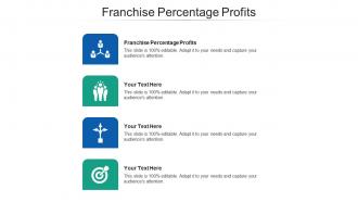 Franchise percentage profits ppt powerpoint presentation infographic template file formats cpb