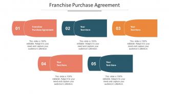 Franchise Purchase Agreement Ppt Powerpoint Presentation Icon Designs Cpb