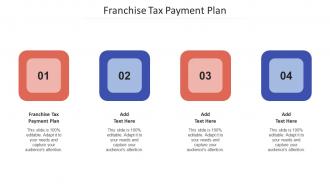 Franchise Tax Payment Plan Ppt Powerpoint Presentation Layouts Picture Cpb
