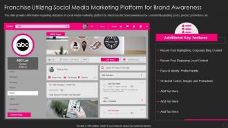 Franchise Utilizing Social Media Marketing Platform For Franchise Marketing Playbook