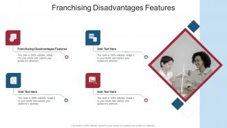 Franchising Disadvantages Features In Powerpoint And Google Slides Cpb
